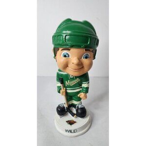Vintage Minnesota Wild NHL Hockey Team Bubblehead Figure Collectible Souvenir